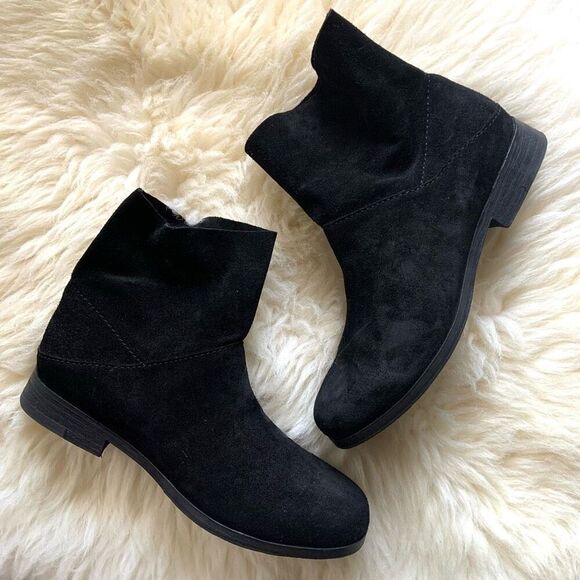 EILEEN FISHER Suede Slouch Boots (Sz 11) - Picture 1 of 7